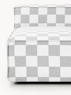 Outlet Módulo central en tejido bouclé Lennon, diseño Crosby Studios Sofás