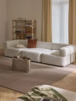 New Módulo central en tejido bouclé Anton Sofás