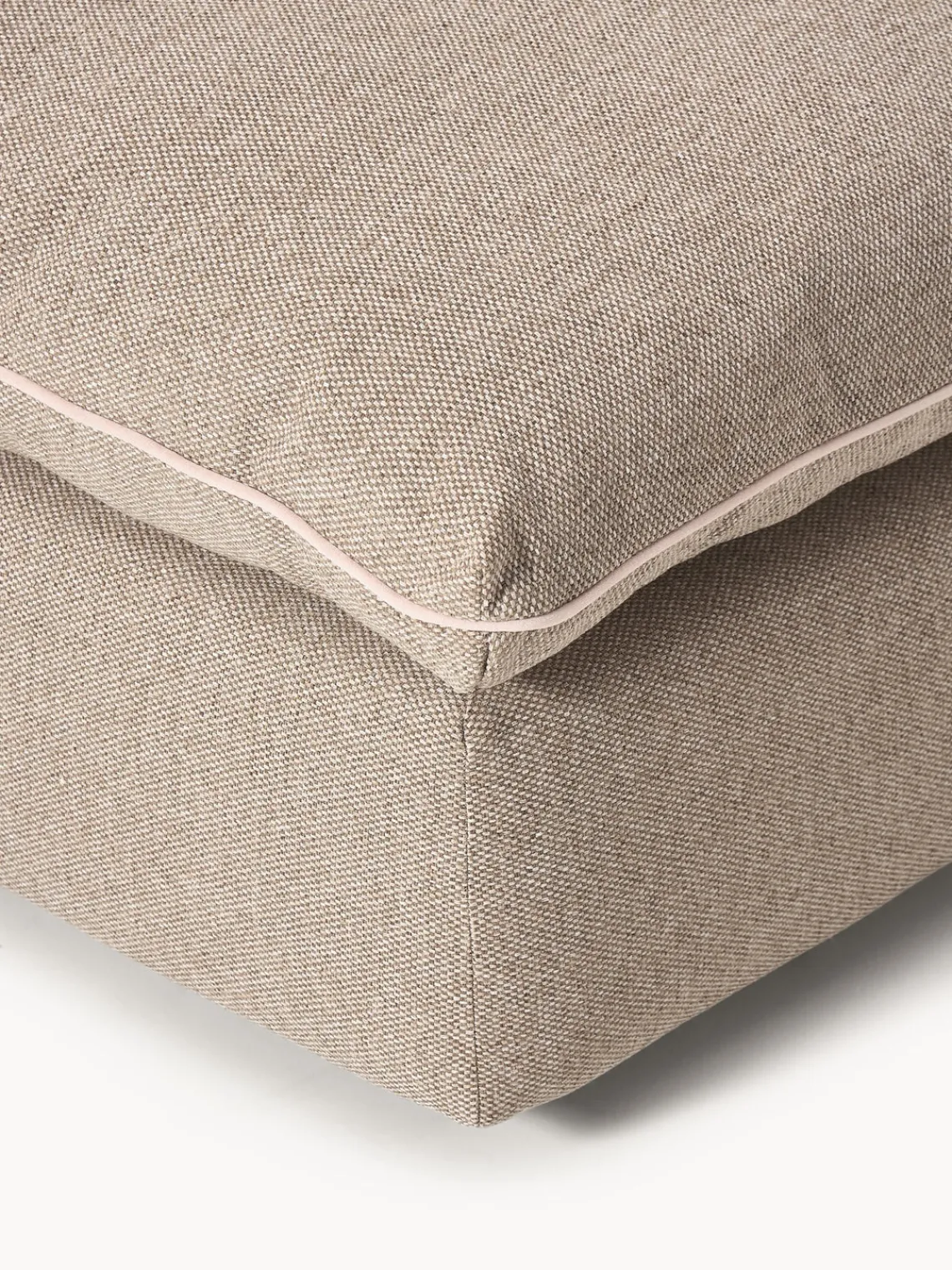 Sofás>Westwing Collection Módulo central grande Felix Bouclé beige