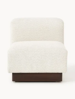 Outlet Módulo central sofá de borreguillo bouclé Natalie Sofás