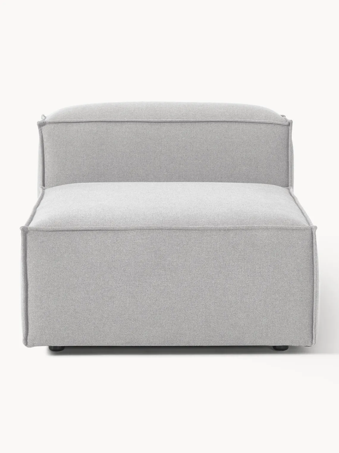 Sofás>Westwing Collection Módulo central sofá Lennon Tejido gris