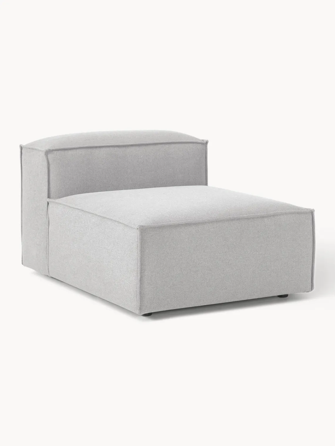 Sofás>Westwing Collection Módulo central sofá Lennon Tejido gris