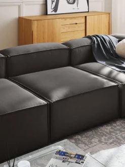 Sofás>Westwing Collection Módulo central sofá Lennon Tejido gris antracita