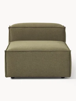 Sofás>Westwing Collection Módulo central sofá Lennon Tejido verde oliva