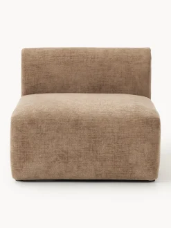 Sofás>Westwing Collection Módulo central Sofia Terciopelo marrón