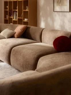 Sofás>Westwing Collection Módulo central Sofia Terciopelo marrón