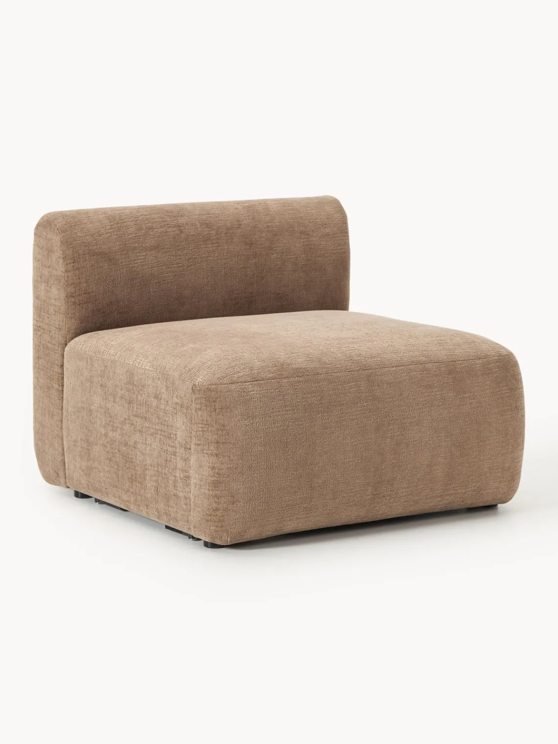 Sofás>Westwing Collection Módulo central Sofia Terciopelo marrón