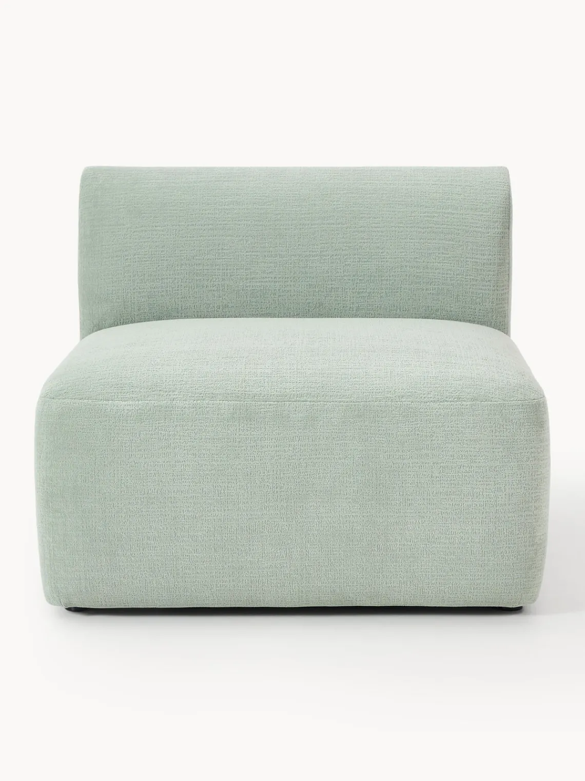 Sofás>Westwing Collection Módulo central Sofia Terciopelo verde salvia