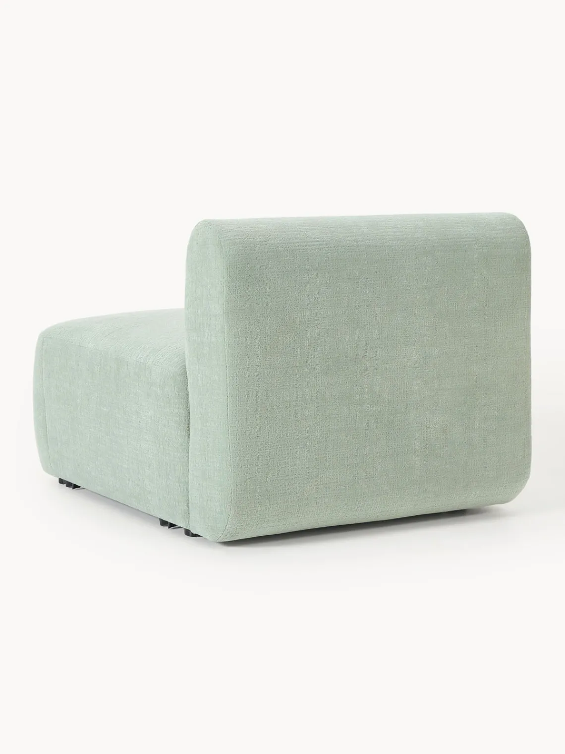 Sofás>Westwing Collection Módulo central Sofia Terciopelo verde salvia