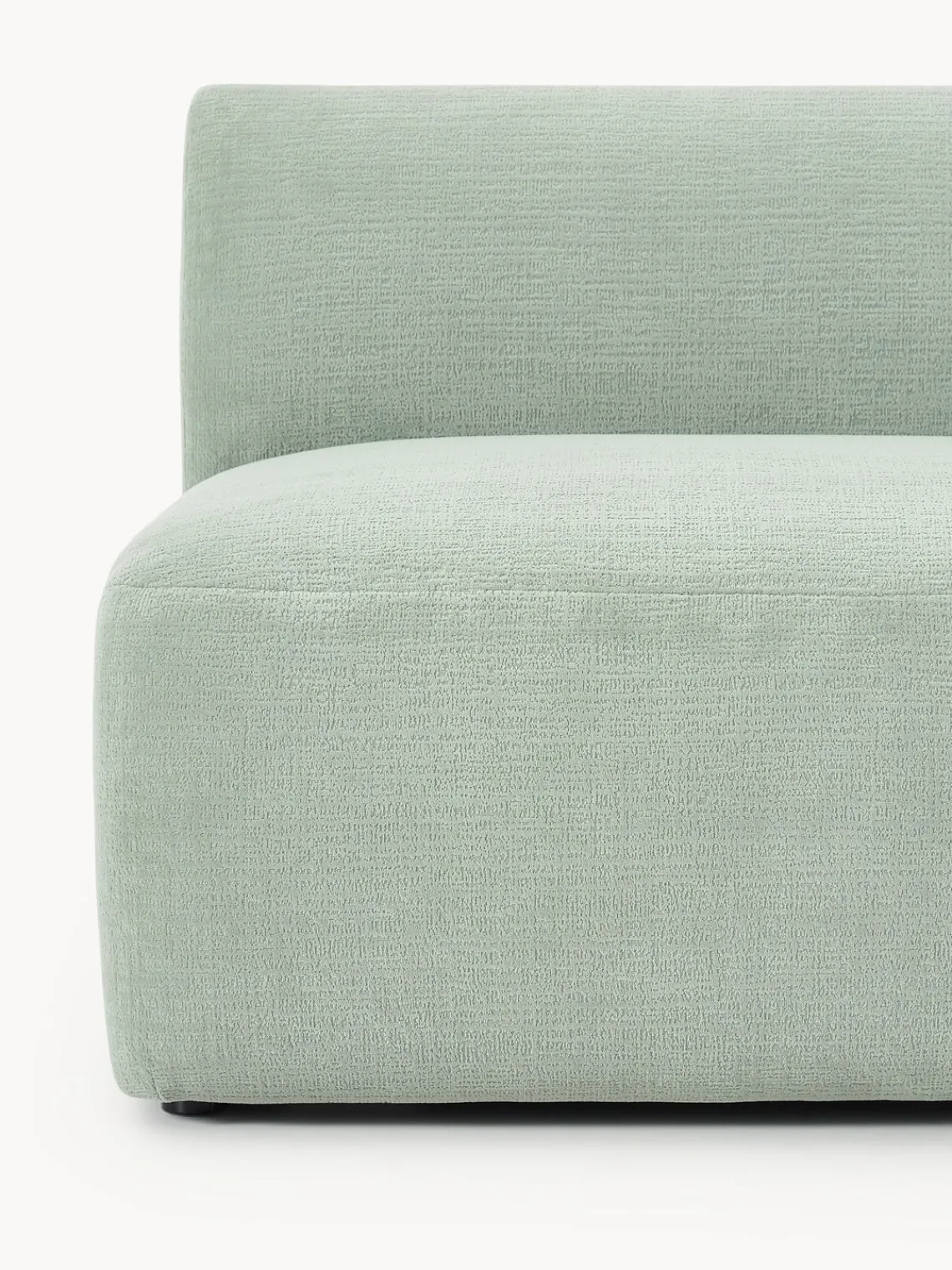 Sofás>Westwing Collection Módulo central Sofia Terciopelo verde salvia