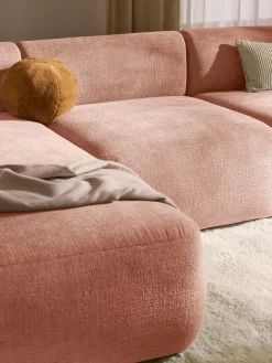 Sofás>Westwing Collection Módulo central Sofia Terciopelo melocotón