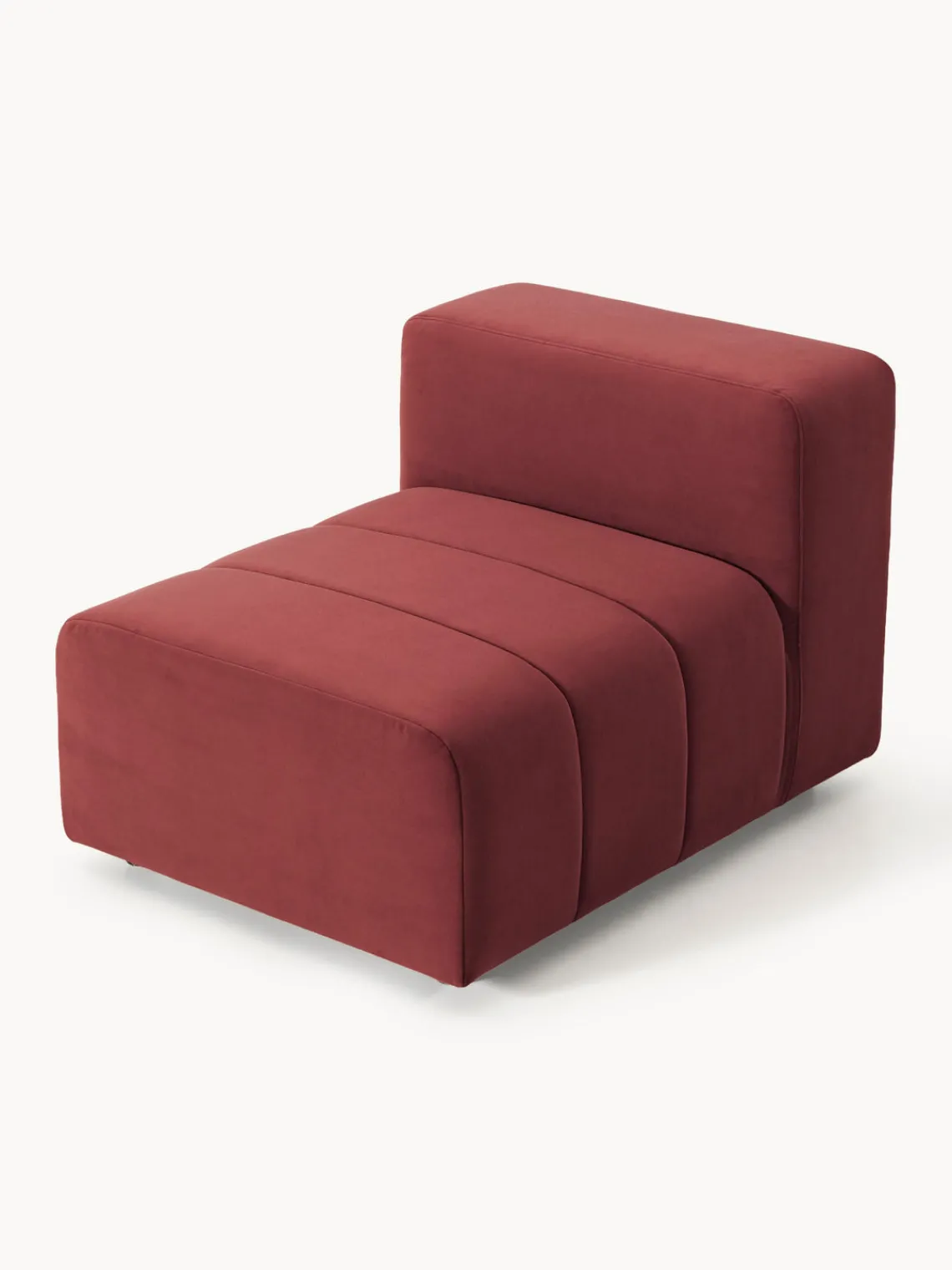 Módulo de centro de terciopelo Lena Sofás