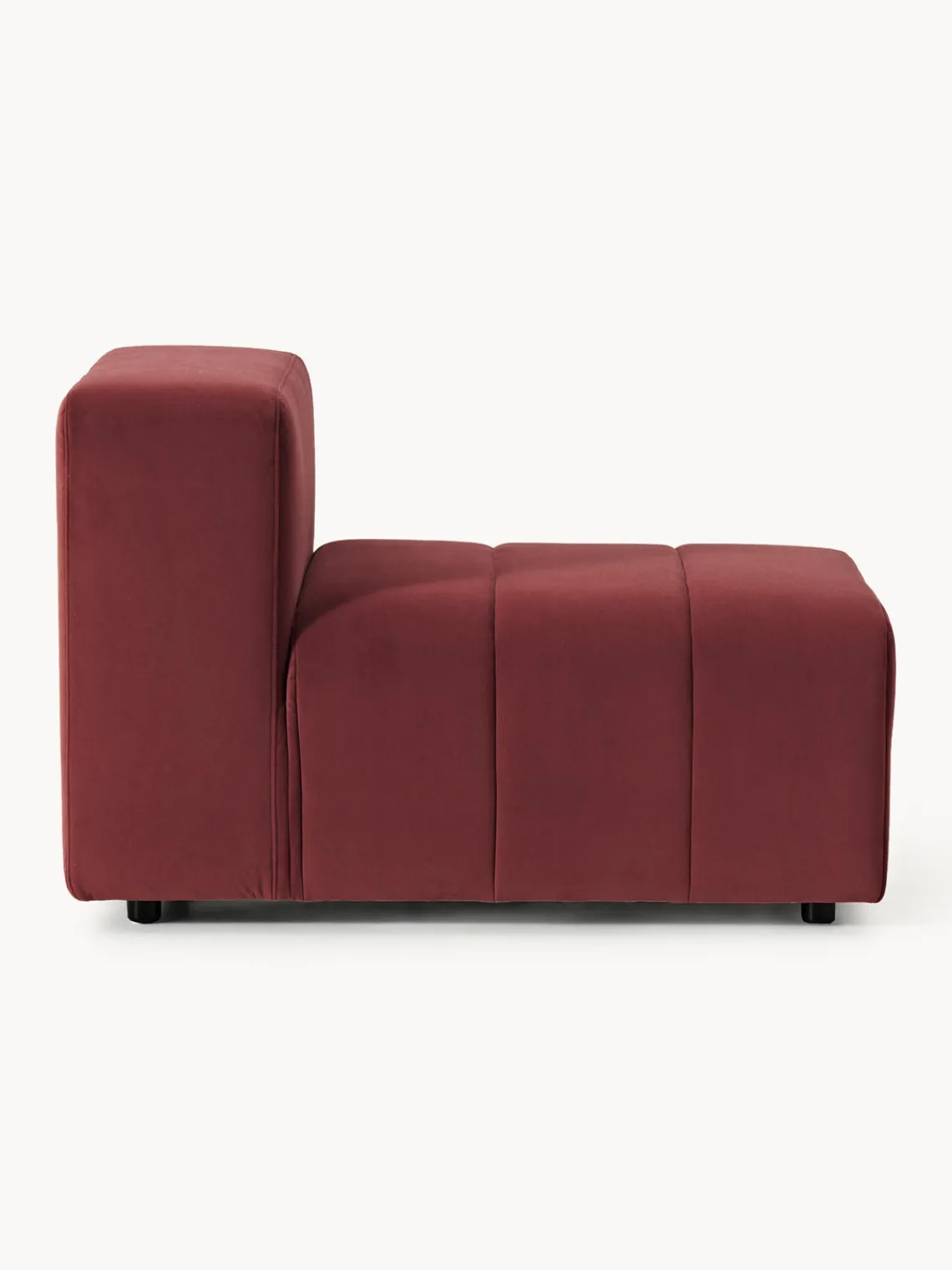 Módulo de centro de terciopelo Lena Sofás