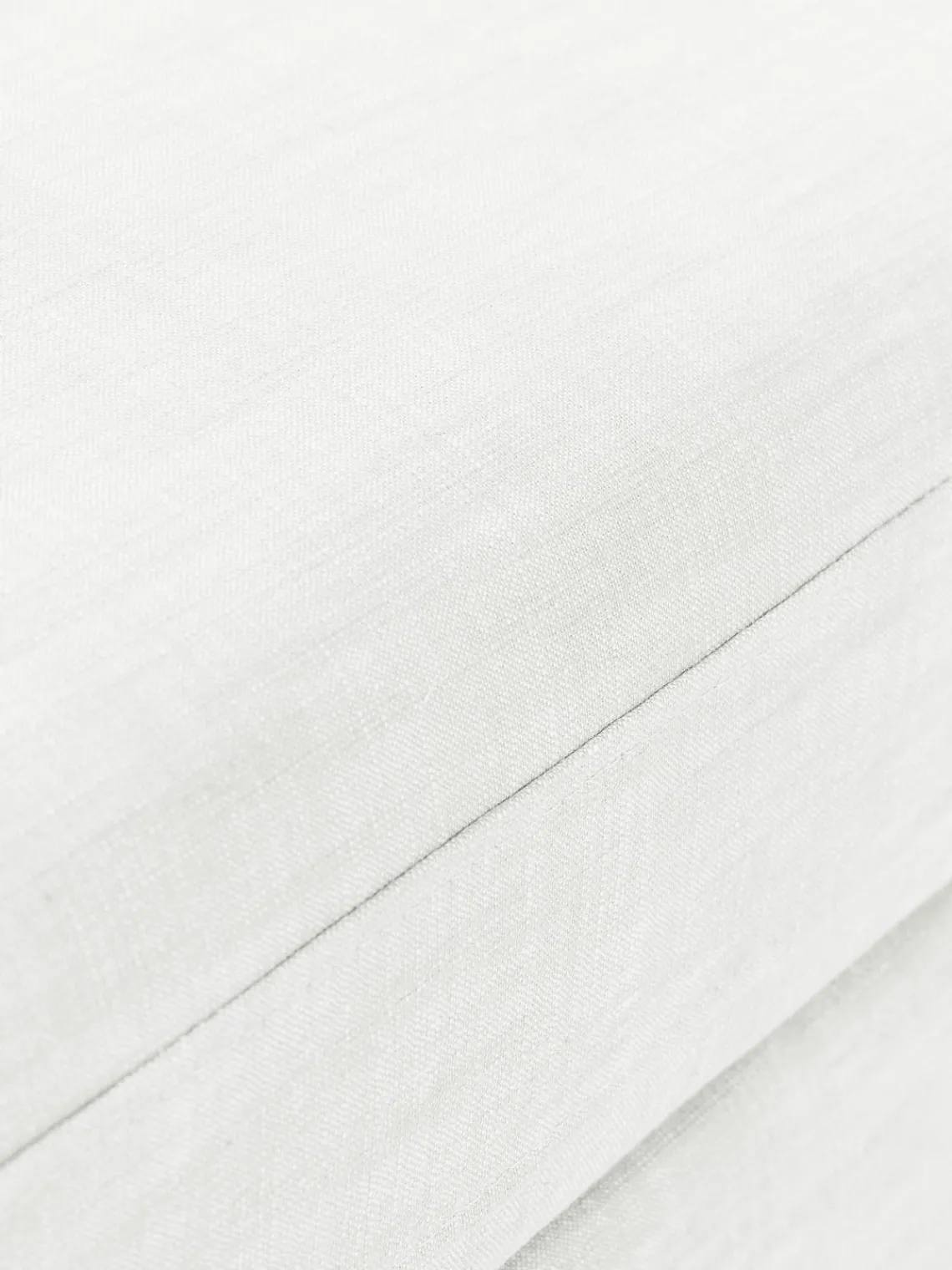 Sofás>Westwing Collection Módulo de esquina con tapizado desenfundable Russell Tejido blanco Off White jaspeado