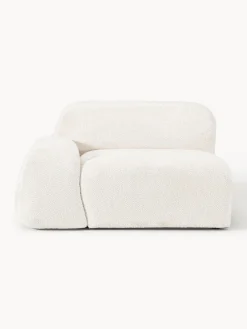 Clearance Módulo de esquina de borreguillo bouclé Wolke Sofás