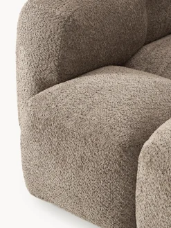 Sale Módulo de esquina de borreguillo bouclé Tayla Sofás