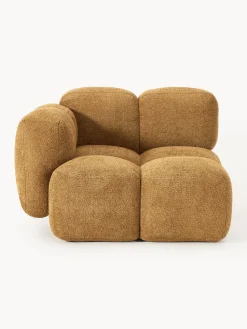 Outlet Módulo de esquina de borreguillo bouclé Tayla Sofás