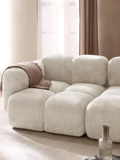 Best Módulo de esquina de borreguillo bouclé Tayla Sofás