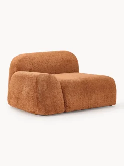 New Módulo de esquina de borreguillo bouclé Wolke Sofás