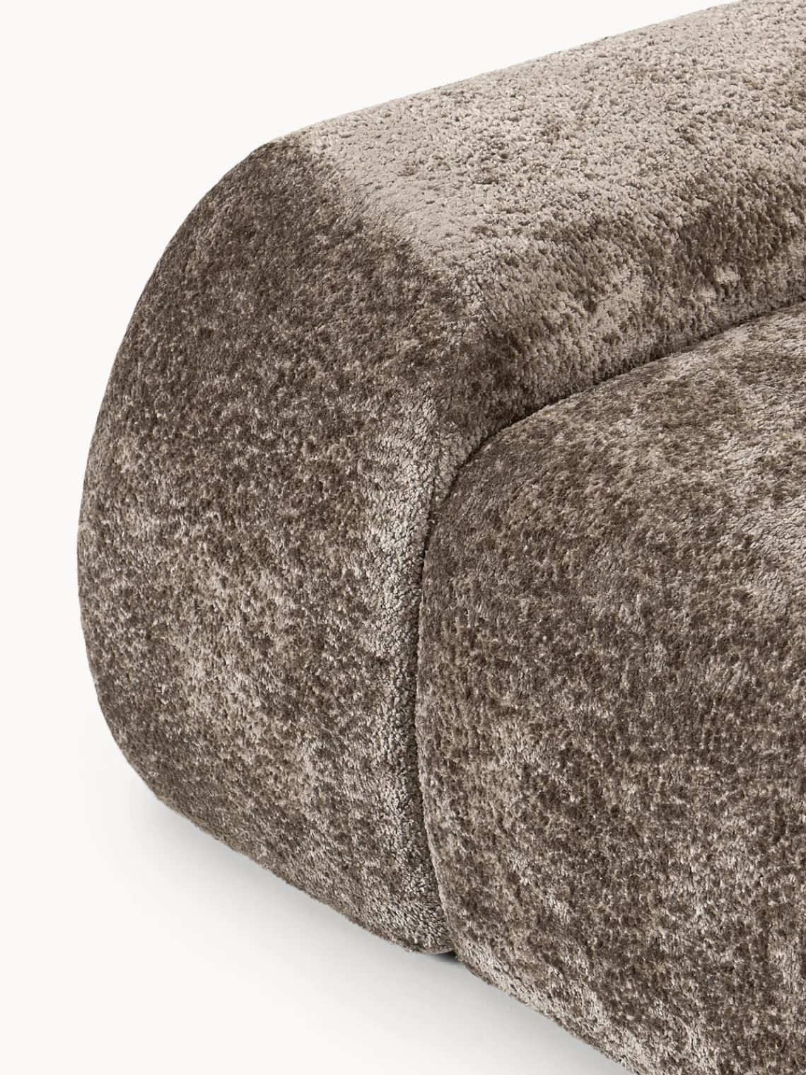 Sofás>Westwing Collection Módulo de esquina de borreguillo bouclé Wolke Borreguillo bouclé taupe