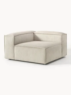 Outlet Módulo de esquina de pana sofá Lennon Sofás