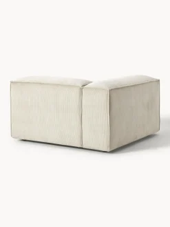 Outlet Módulo de esquina de pana sofá Lennon Sofás