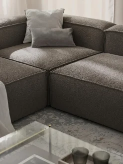 Módulo de esquina en tejido bouclé sofá Lennon Sofás