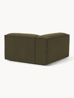 Sofás></noscript>Westwing Collection Módulo de esquina en tejido bouclé Lennon Bouclé verde oliva