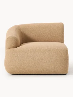 Sofás>Westwing Collection Módulo de esquina en tejido bouclé Sofia Bouclé beige