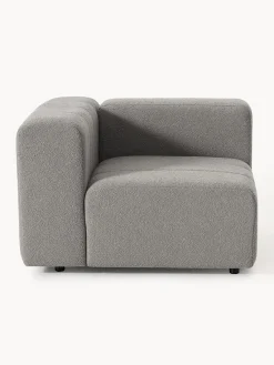 Hot Módulo de esquina en tejido bouclé Lena Sofás