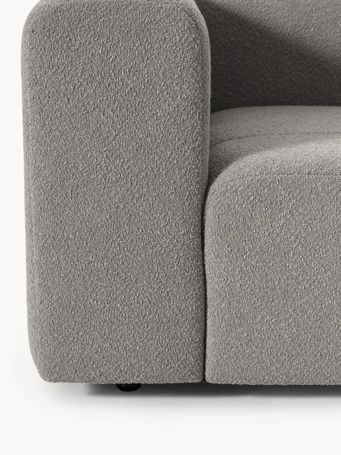 Hot Módulo de esquina en tejido bouclé Lena Sofás