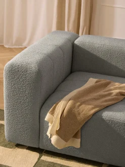 Hot Módulo de esquina en tejido bouclé Lena Sofás