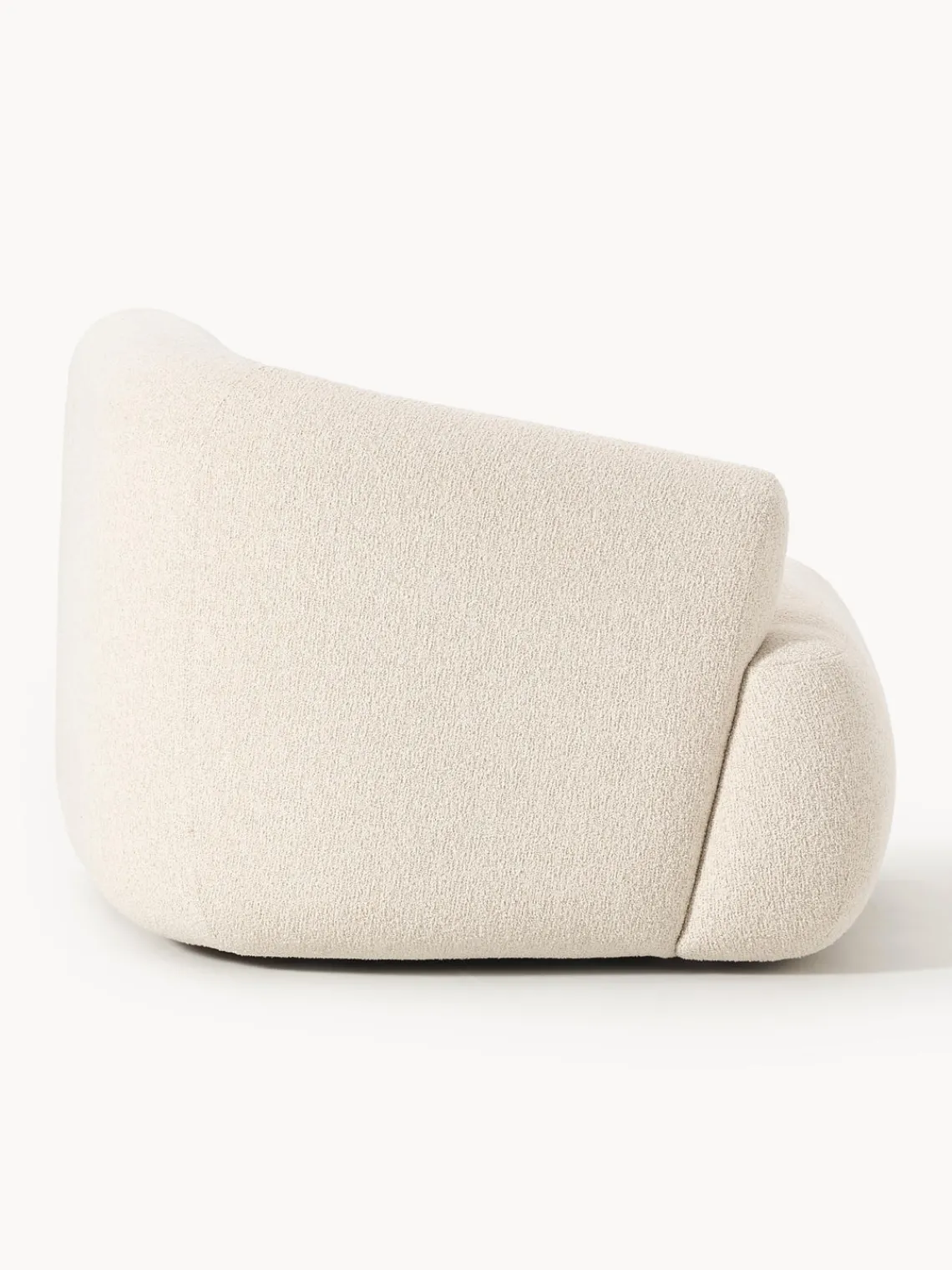 Sofás>Westwing Collection Módulo de esquina en tejido bouclé Sofia Bouclé beige claro