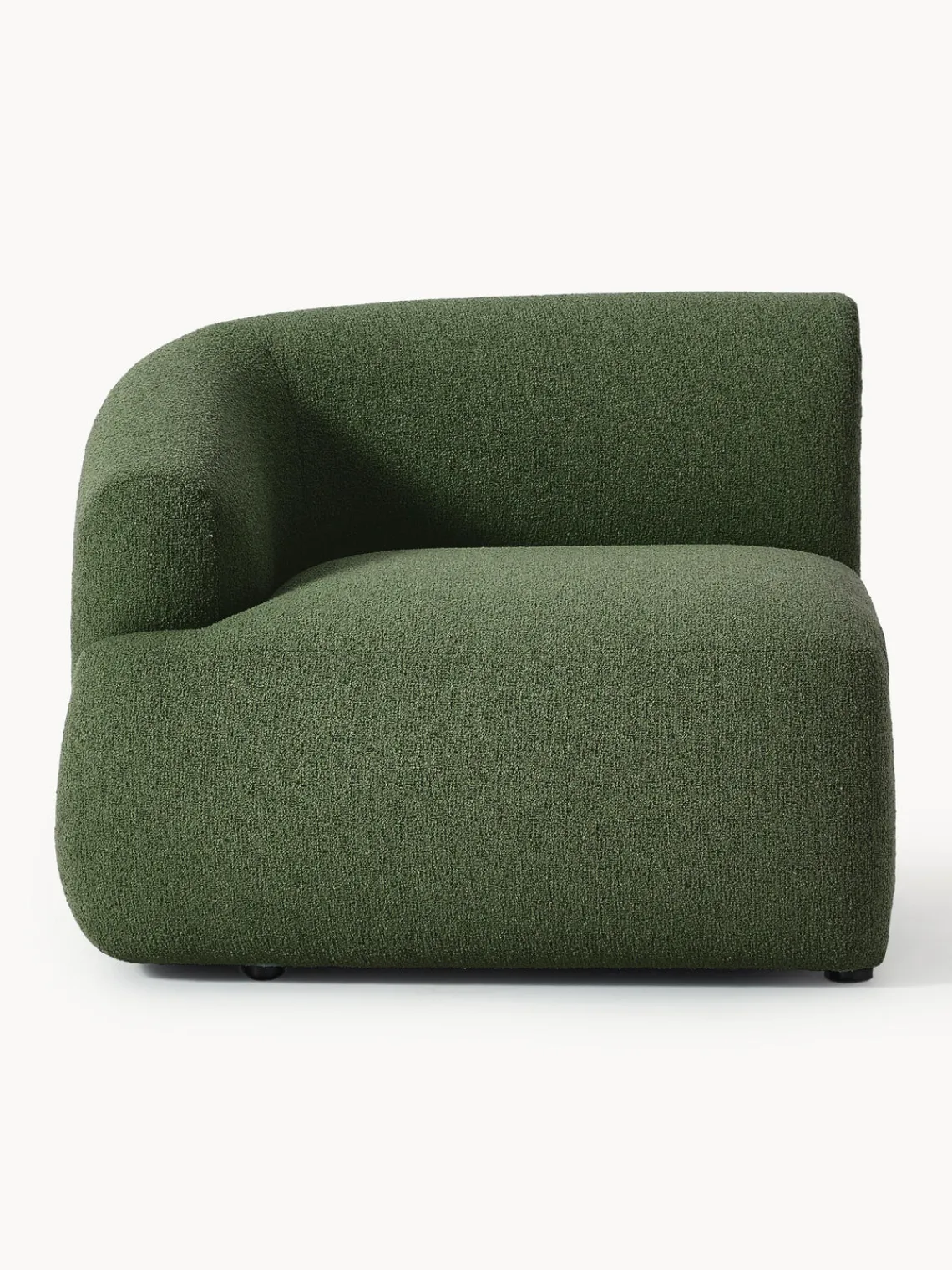 New Módulo de esquina en tejido bouclé Sofia Sofás