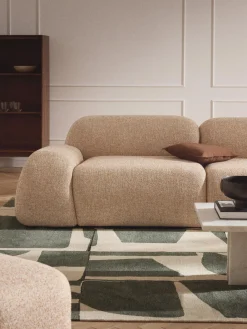 Hot Módulo de esquina en tejido bouclé Wolke Sofás