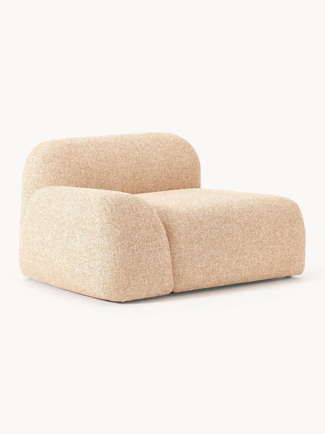 Hot Módulo de esquina en tejido bouclé Wolke Sofás