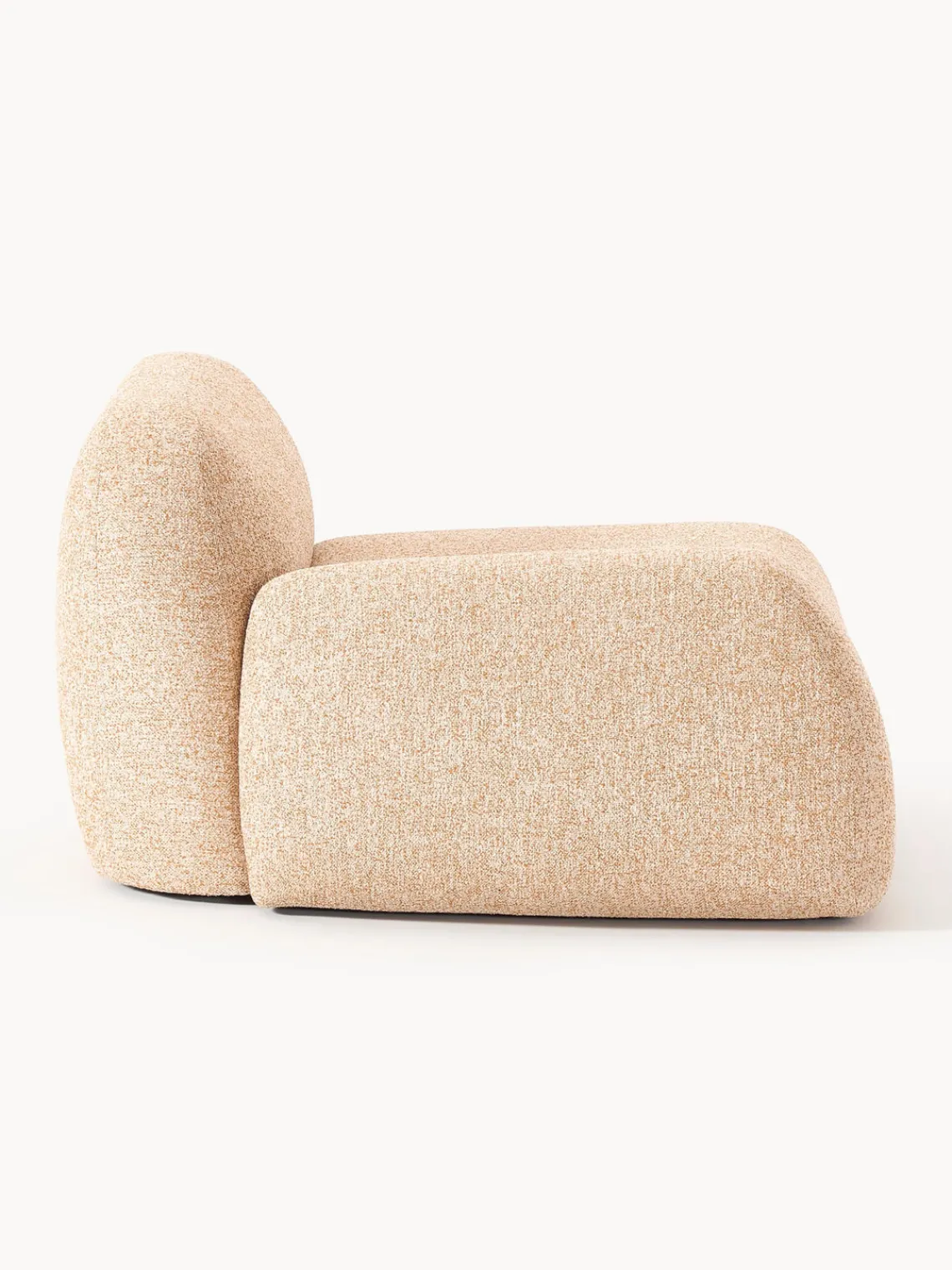 Hot Módulo de esquina en tejido bouclé Wolke Sofás