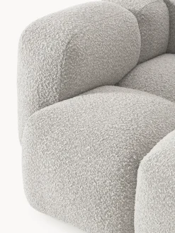 Sofás></noscript>Westwing Collection Módulo de esquina en tejido bouclé Tayla Bouclé taupe