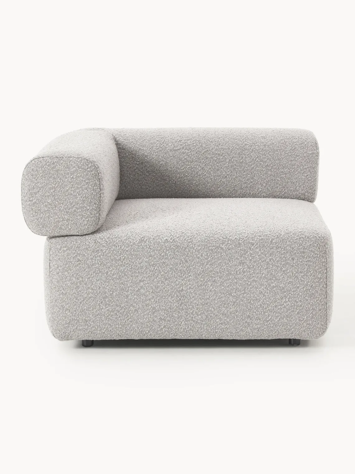 New Módulo de esquina en tejido bouclé Anton Sofás