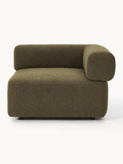 New Módulo de esquina en tejido bouclé Anton Sofás