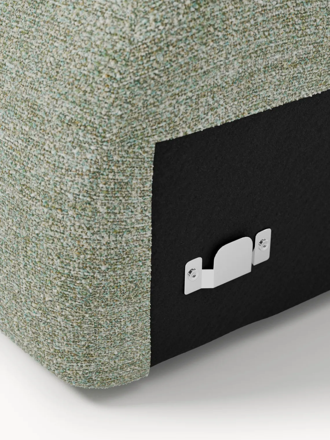 Clearance Módulo de esquina en tejido bouclé Wolke Sofás