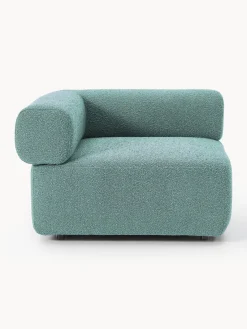 New Módulo de esquina en tejido bouclé Anton Sofás