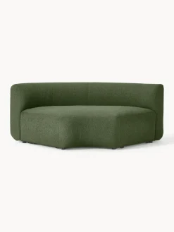 Best Módulo de esquina redondo en tejido bouclé Sofia Sofás