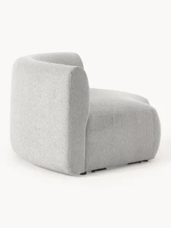 New Módulo de esquina redondo en tejido bouclé Sofia Sofás