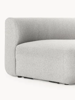 New Módulo de esquina redondo en tejido bouclé Sofia Sofás