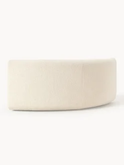 Online Módulo de esquina redondo en tejido bouclé Sofia Sofás