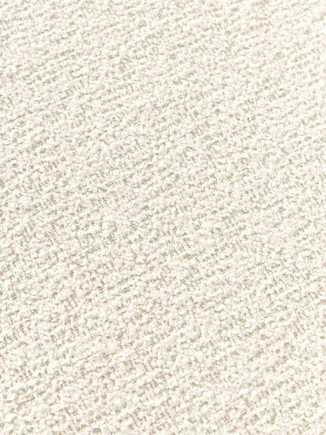 Sofás>Westwing Collection Módulo de esquina redondo en tejido bouclé Sofia Bouclé blanco Off White