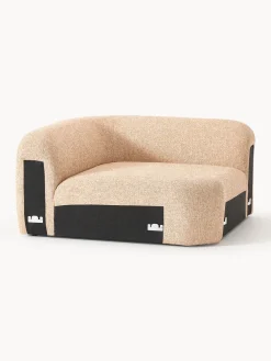 Best Módulo de esquina redondo en tejido bouclé Wolke Sofás