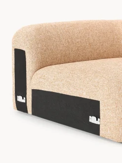 Best Módulo de esquina redondo en tejido bouclé Wolke Sofás