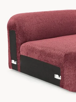 Best Módulo de esquina redondo de borreguillo bouclé Wolke Sofás